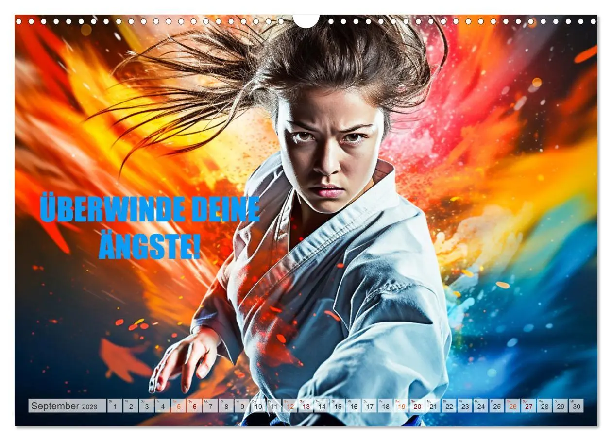 Bild: 9783457493489 | Judo und Motivation (Wandkalender 2026 DIN A3 quer), CALVENDO...