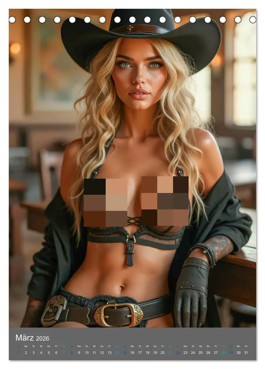Bild: 9783516413489 | Western-Grazien (Tischkalender 2026 DIN A5 hoch), CALVENDO...
