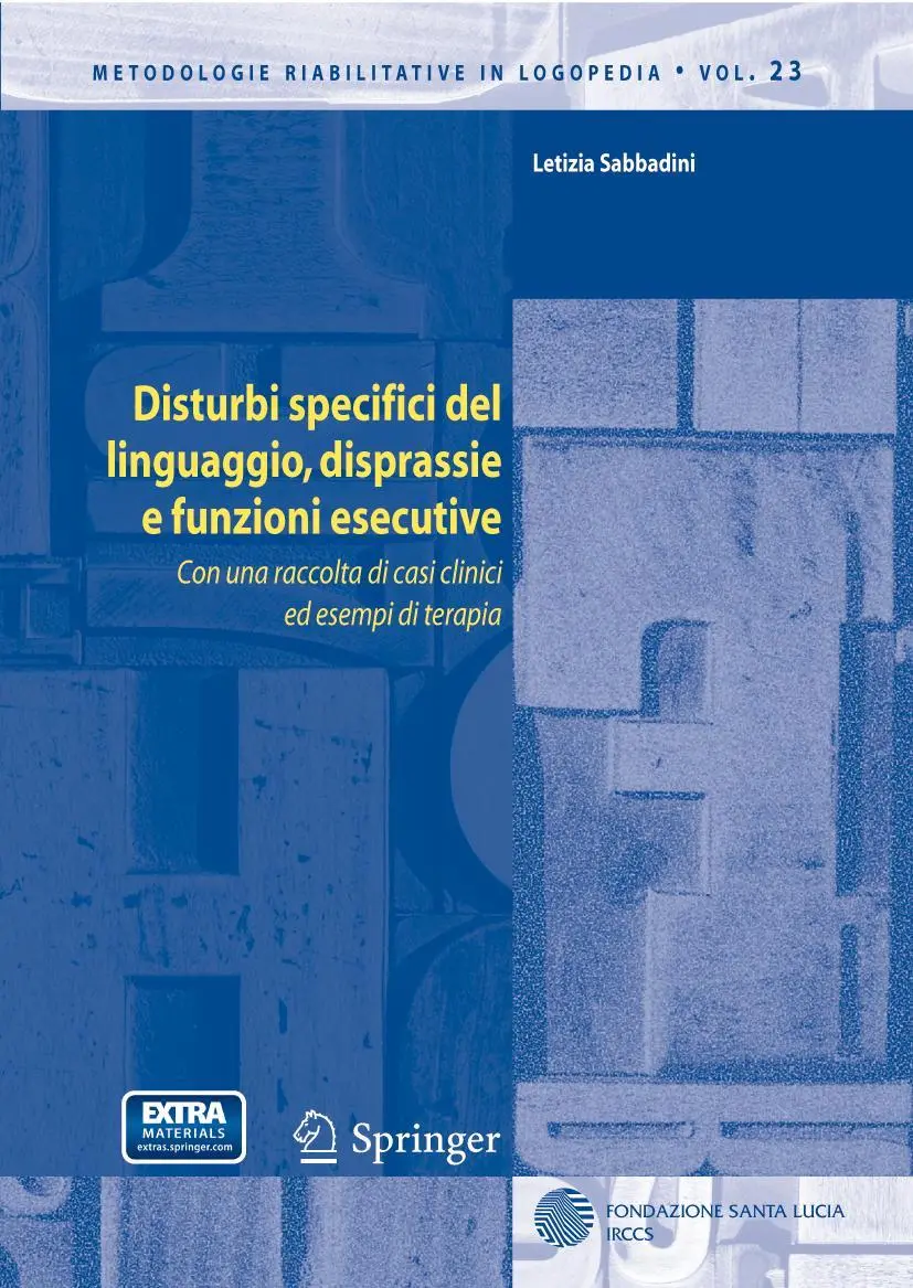 Cover: 9788847053489 | Disturbi specifici del linguaggio, disprassie e funzioni esecutive