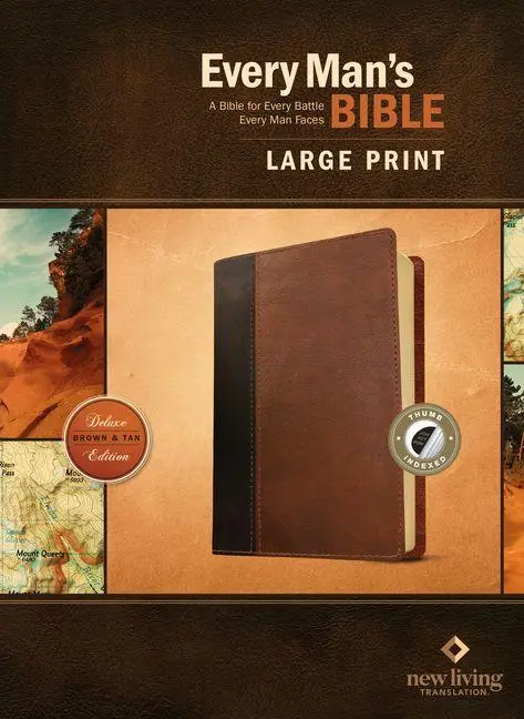 Cover: 9781496433589 | Every Man's Bible NLT, Large Print, Tutone | Tyndale | Buch | Leder