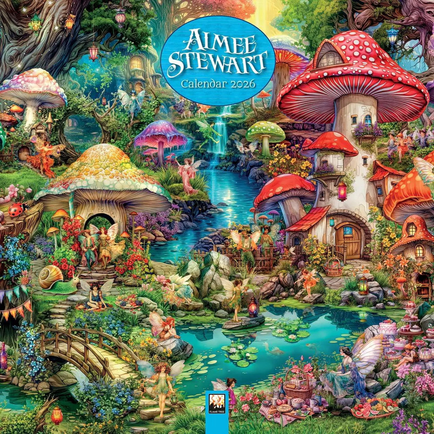 Cover: 9781835623589 | Aimee Stewart 2026 - Original Flame Tree Publishing-Kalender...