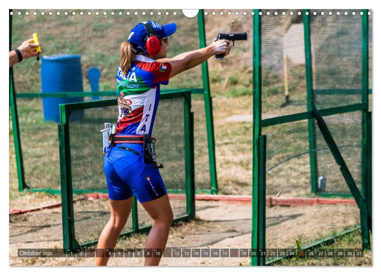 Bild: 9783457793589 | IPSC - Dynamischer Schießsport (Wandkalender 2026 DIN A3 quer),...
