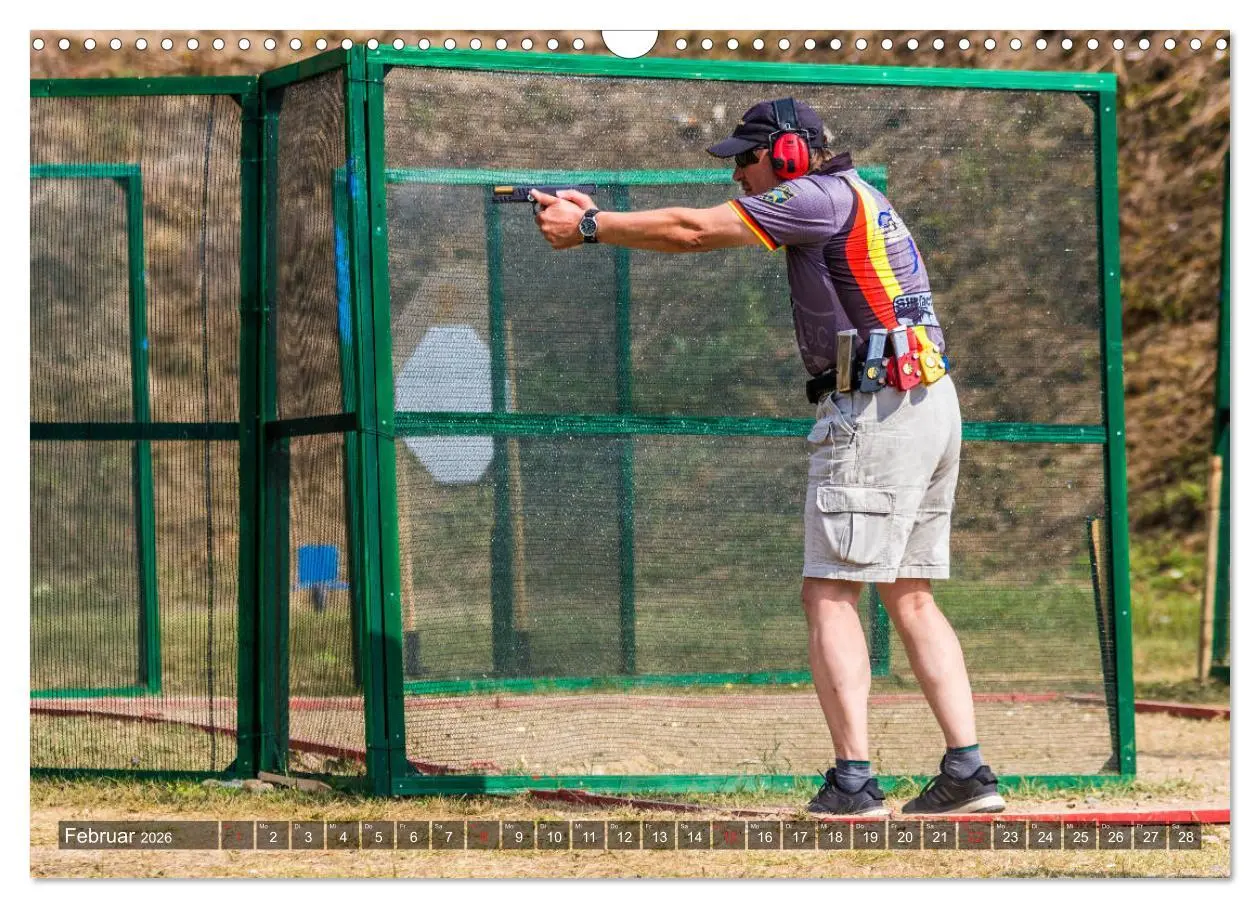 Bild: 9783457793589 | IPSC - Dynamischer Schießsport (Wandkalender 2026 DIN A3 quer),...