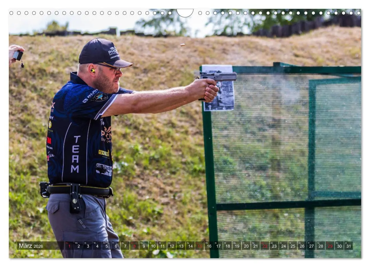 Bild: 9783457793589 | IPSC - Dynamischer Schießsport (Wandkalender 2026 DIN A3 quer),...