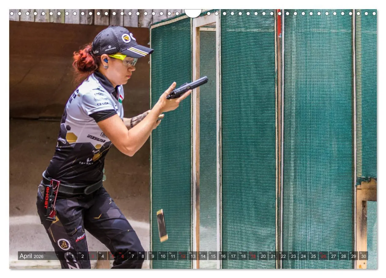 Bild: 9783457793589 | IPSC - Dynamischer Schießsport (Wandkalender 2026 DIN A3 quer),...