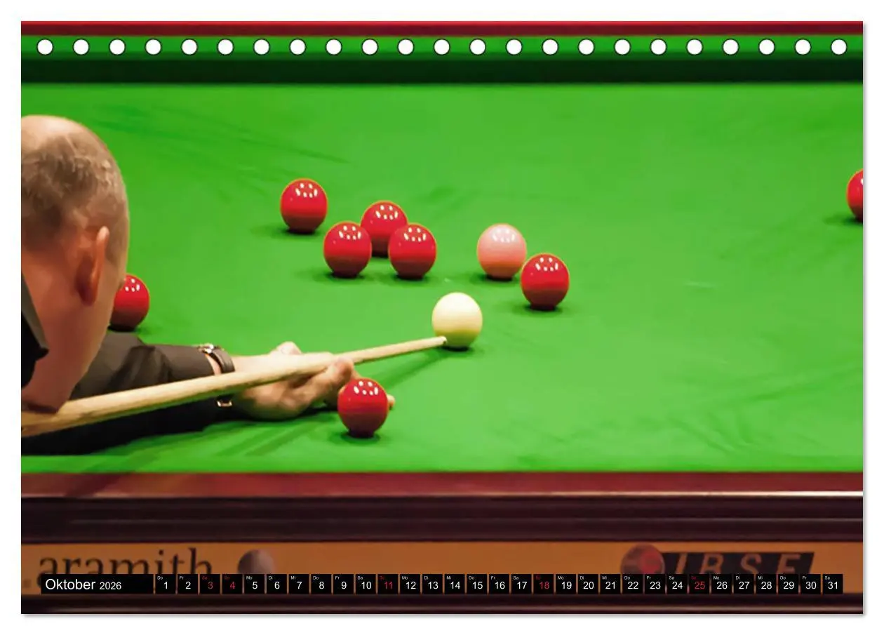 Bild: 9783457933589 | Billard. Konzentration - Sport - Spannung (Tischkalender 2026 DIN...