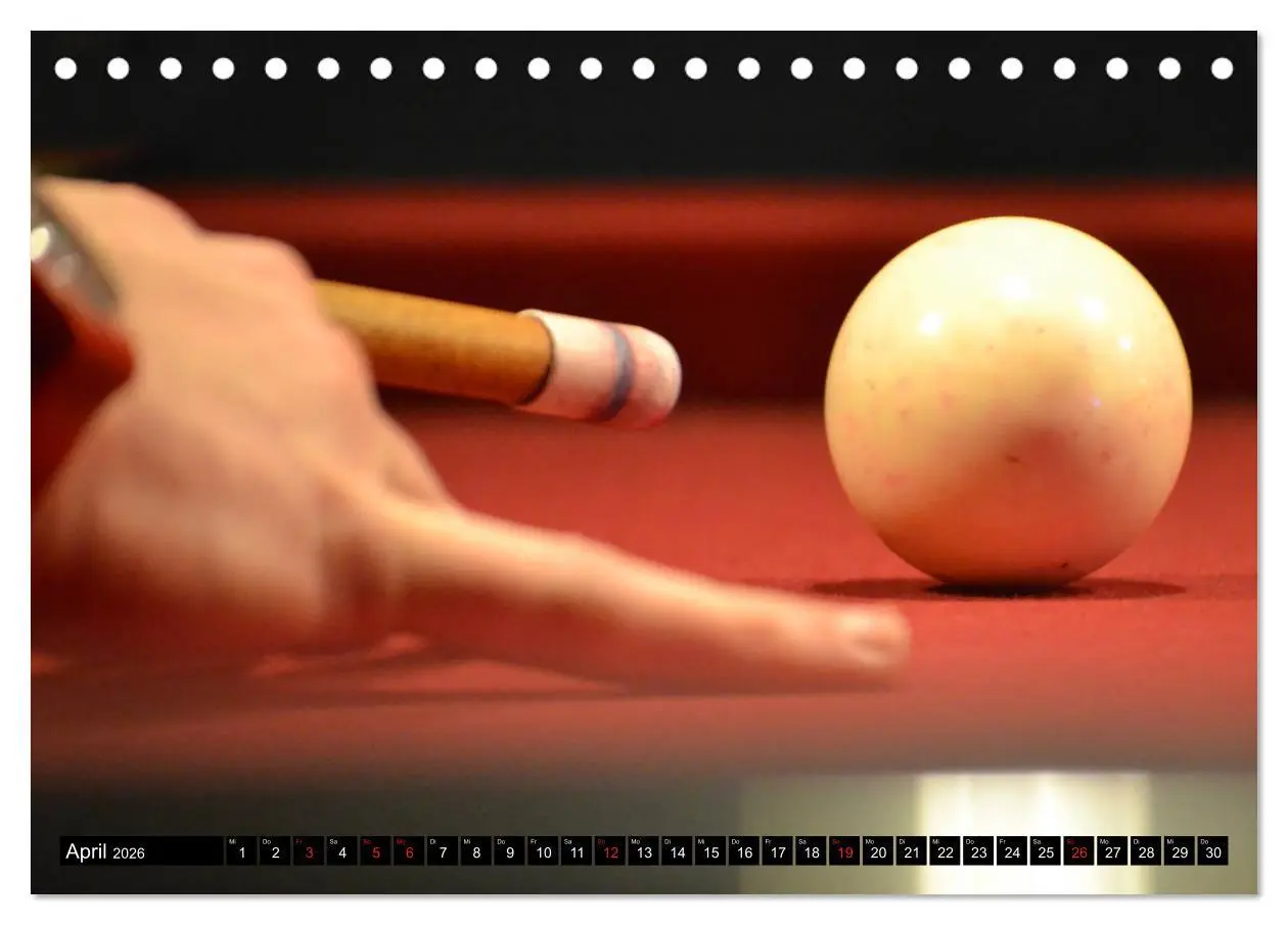 Bild: 9783457933589 | Billard. Konzentration - Sport - Spannung (Tischkalender 2026 DIN...
