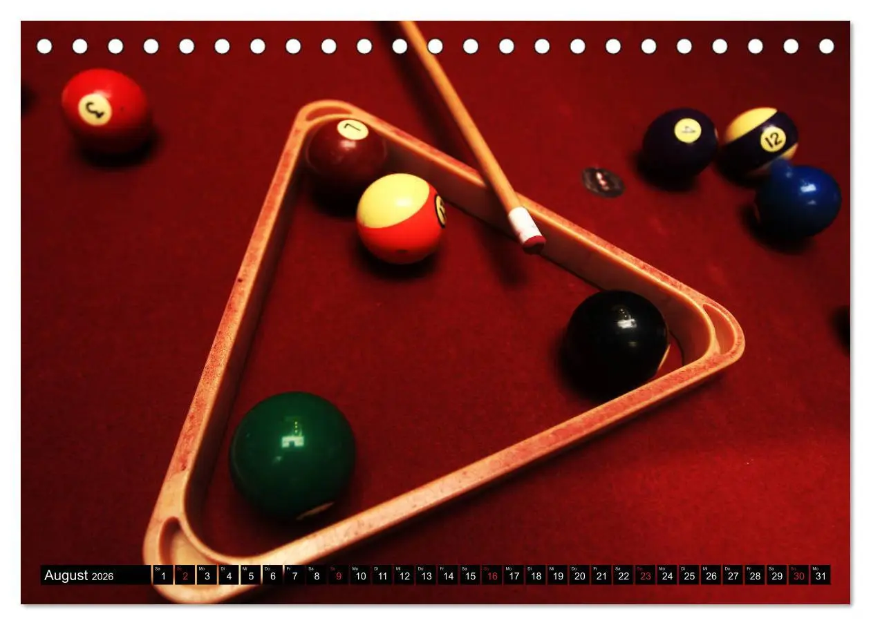 Bild: 9783457933589 | Billard. Konzentration - Sport - Spannung (Tischkalender 2026 DIN...