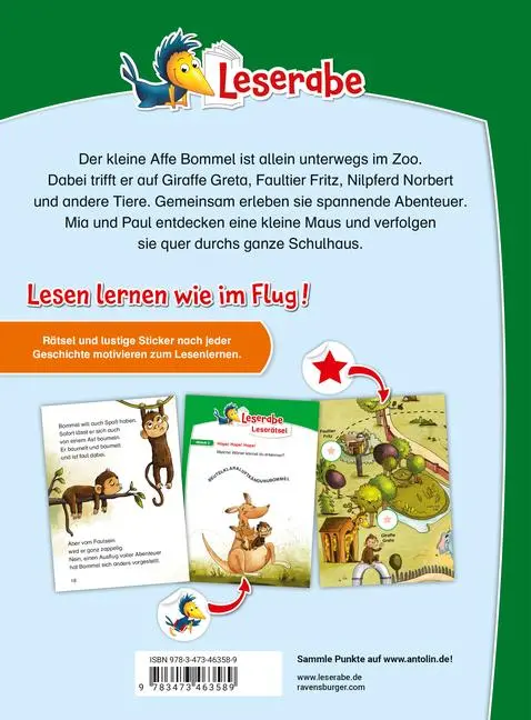 Bild: 9783473463589 | Leserabe Sonderausgaben - Lustige Tiergeschichten zum Lesenlernen