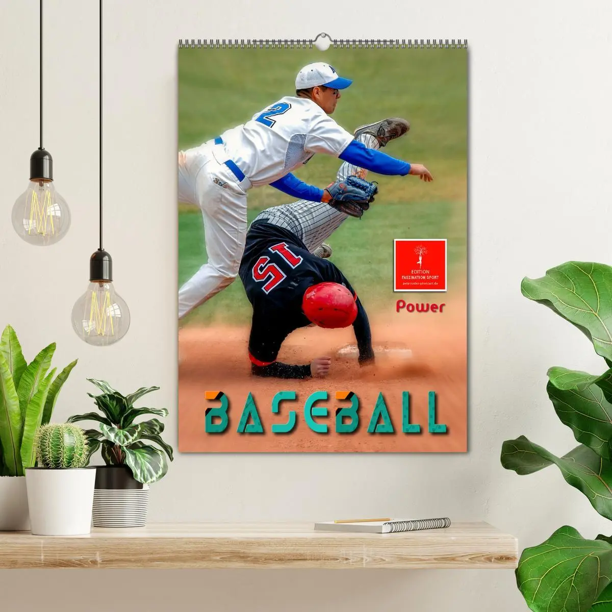 Bild: 9783516333589 | Baseball Power (Wandkalender 2026 DIN A2 hoch), CALVENDO...
