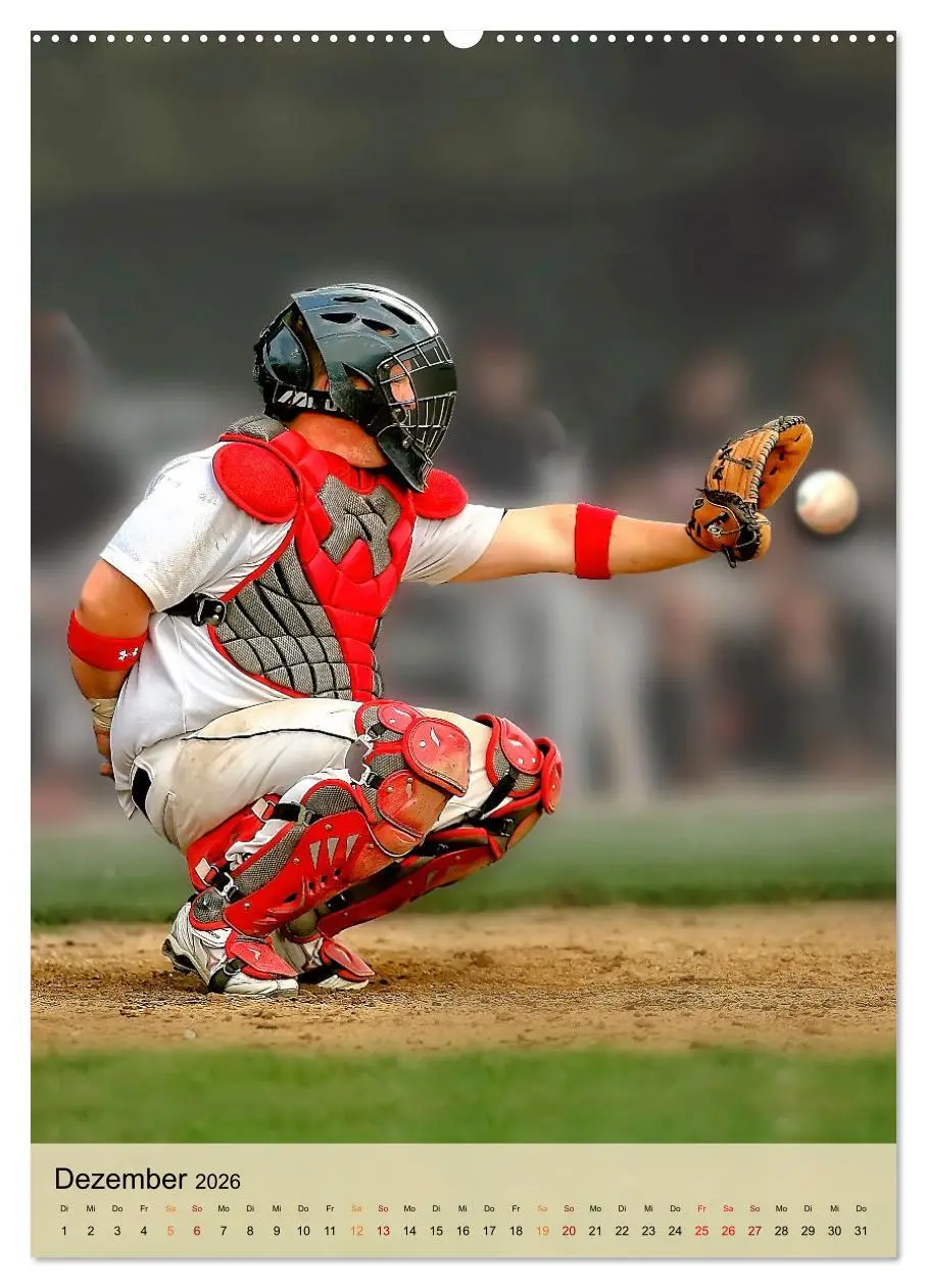 Bild: 9783516333589 | Baseball Power (Wandkalender 2026 DIN A2 hoch), CALVENDO...
