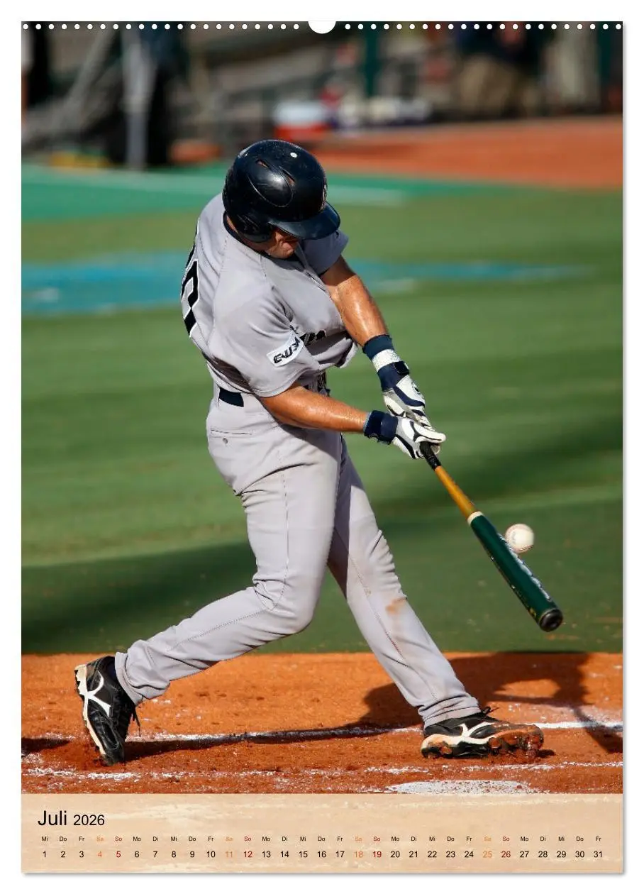 Bild: 9783516333589 | Baseball Power (Wandkalender 2026 DIN A2 hoch), CALVENDO...