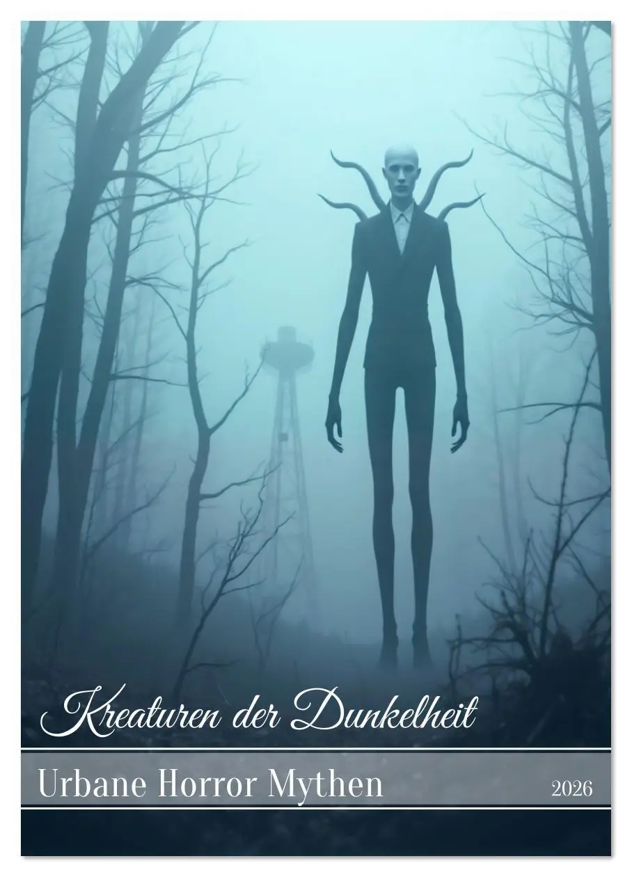 Cover: 9783516643589 | Kreaturen der Dunkelheit - Urbane Horror Mythen (Wandkalender 2026...