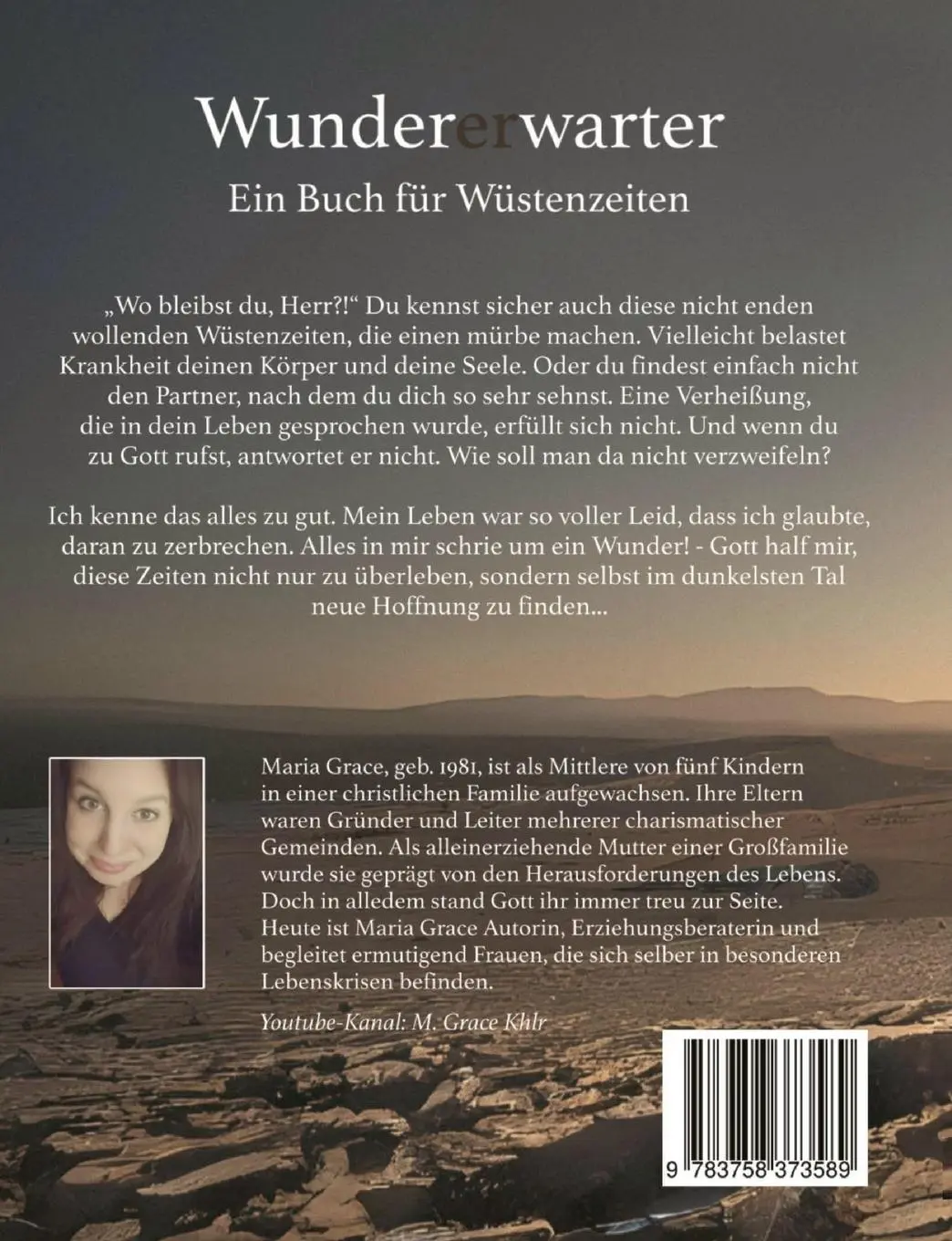 Rückseite: 9783758373589 | Wundererwarter | Ein Buch für Wüstenzeiten | Maria Grace Köhler | Buch