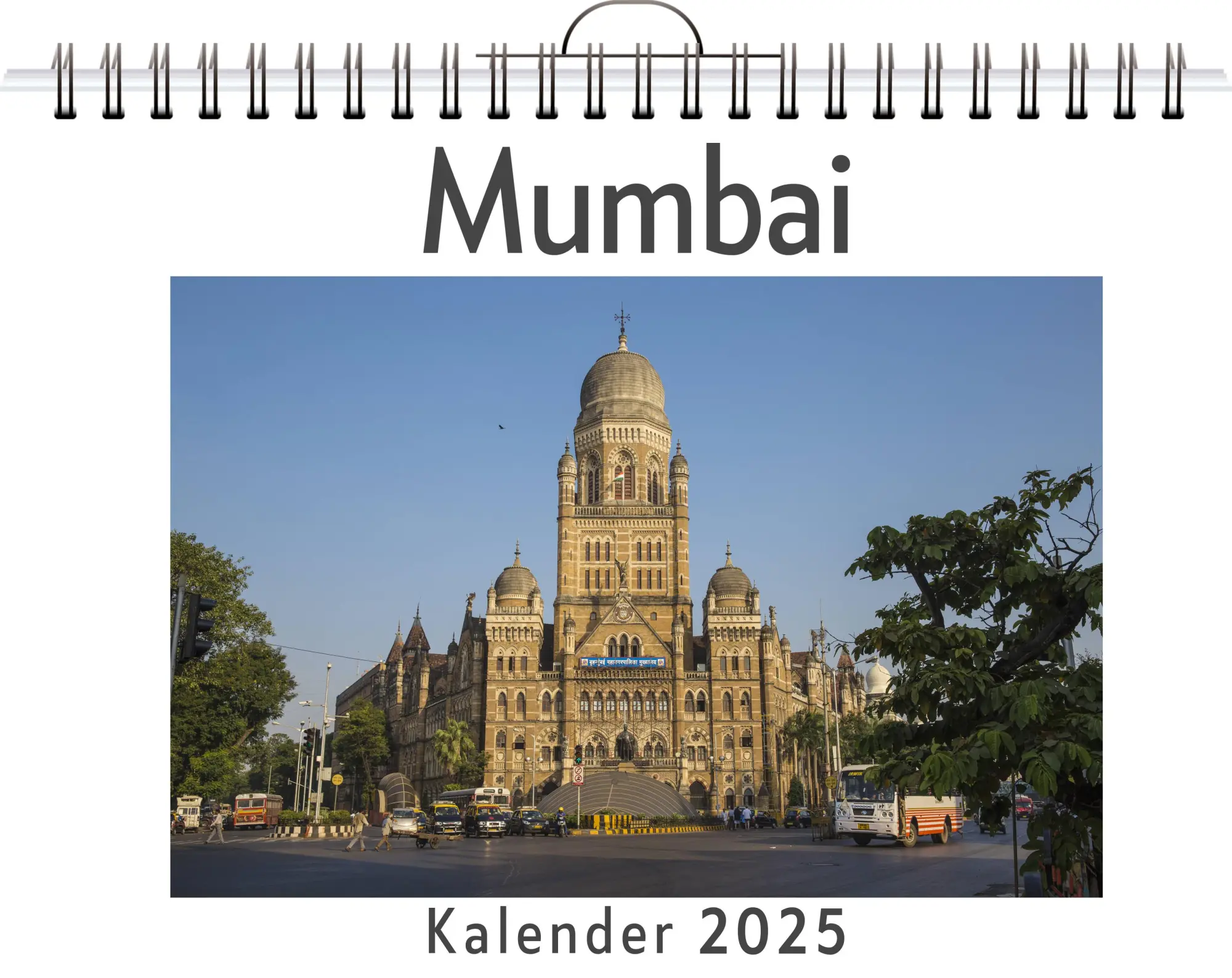 Cover: 9783759123589 | Mumbai - (Wandkalender 2025, Kalender DIN A4 quer, Monatskalender...