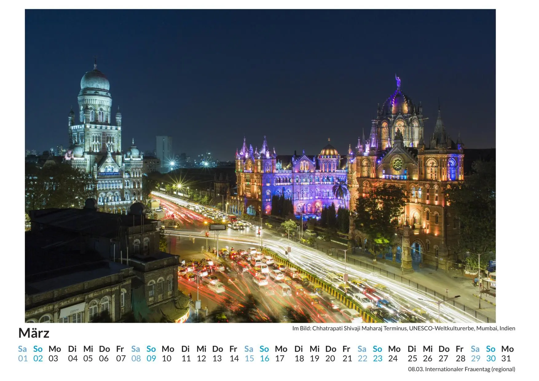 Bild: 9783759123589 | Mumbai - (Wandkalender 2025, Kalender DIN A4 quer, Monatskalender...