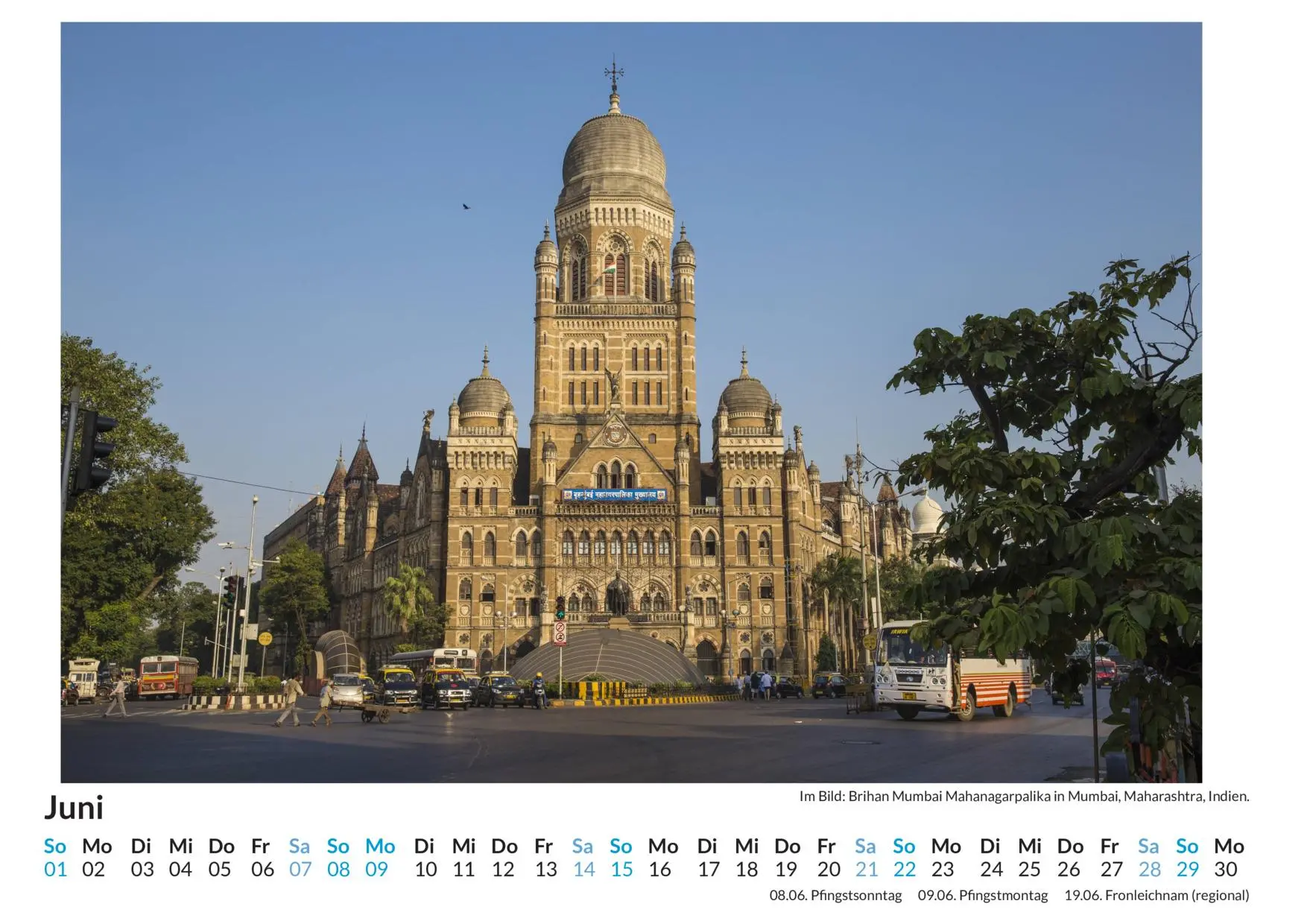 Bild: 9783759123589 | Mumbai - (Wandkalender 2025, Kalender DIN A4 quer, Monatskalender...
