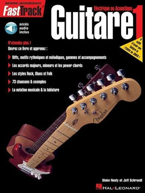 Cover: 9789043103589 | Fasttrack Guitar Method - Book 1 - French Edition (Book/Online Audio)