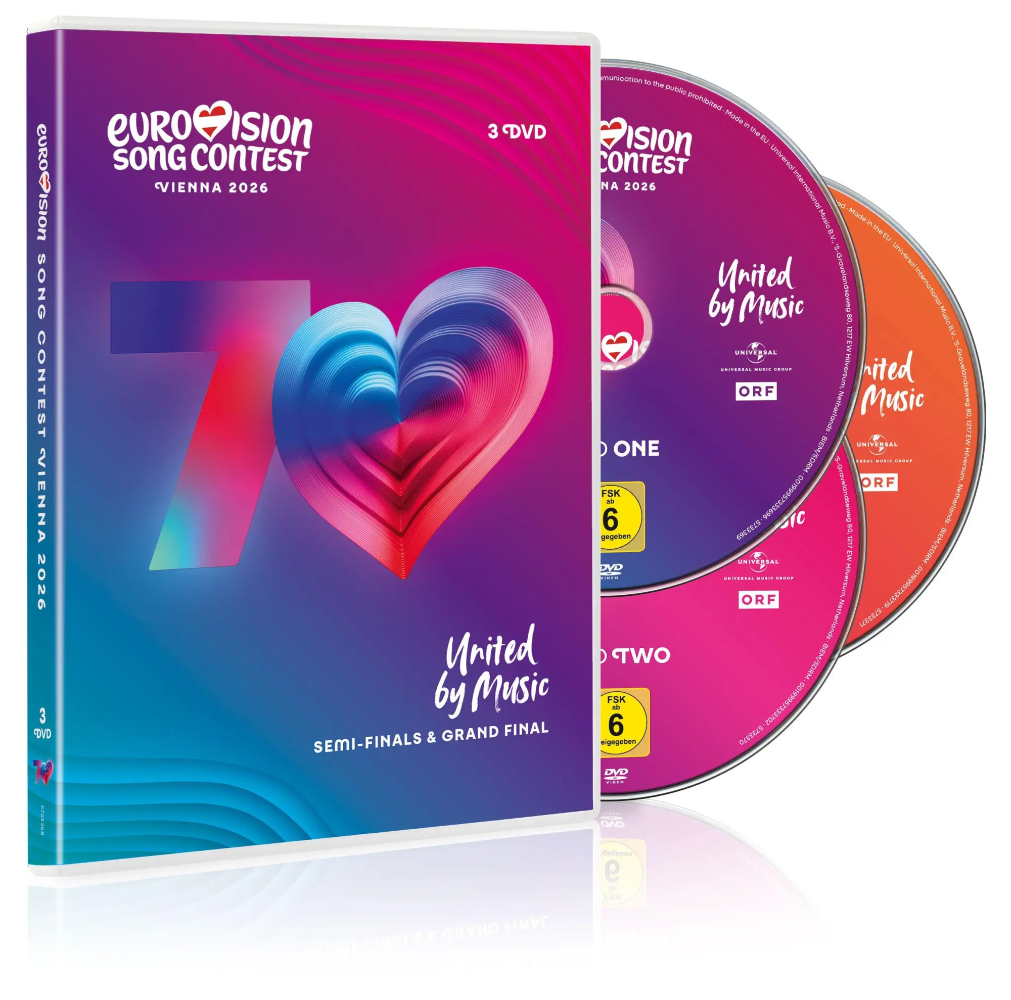 Eurovision Song Contest Vienna 2026 (3DVD)
