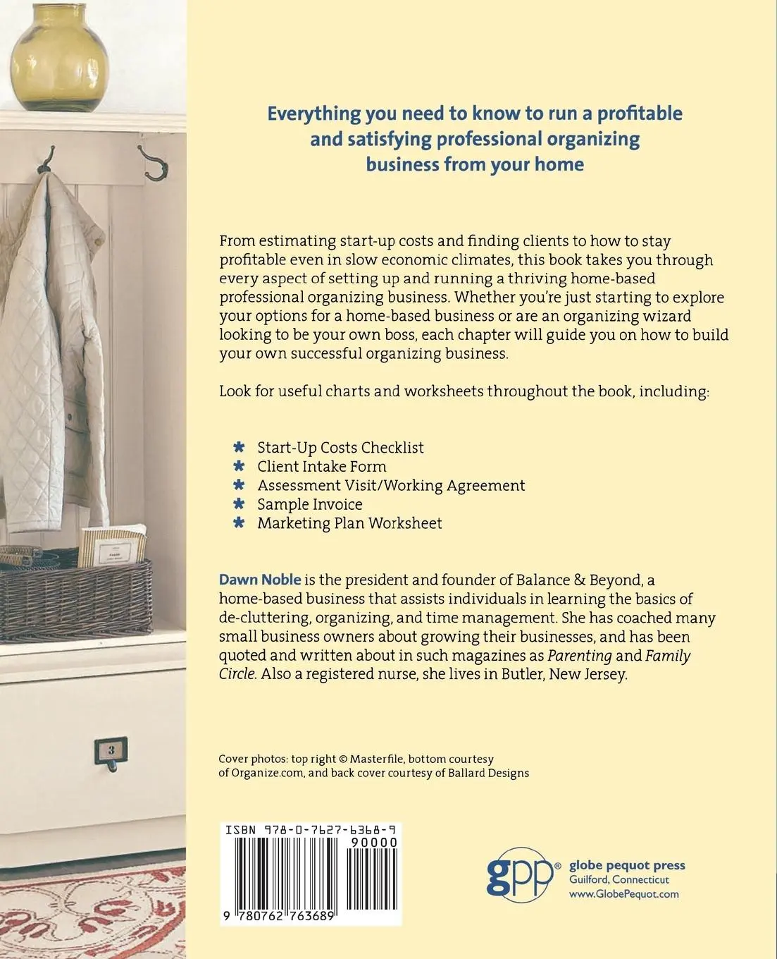 Rückseite: 9780762763689 | How to Start a Home-based Professional Organizing Business | Noble