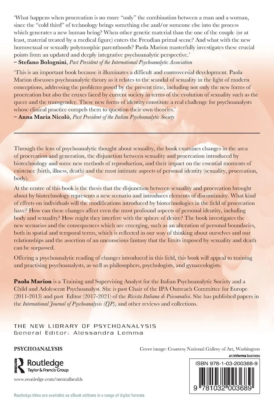 Rückseite: 9781032003689 | Sexuality and Procreation in the Age of Biotechnology | Paola Marion