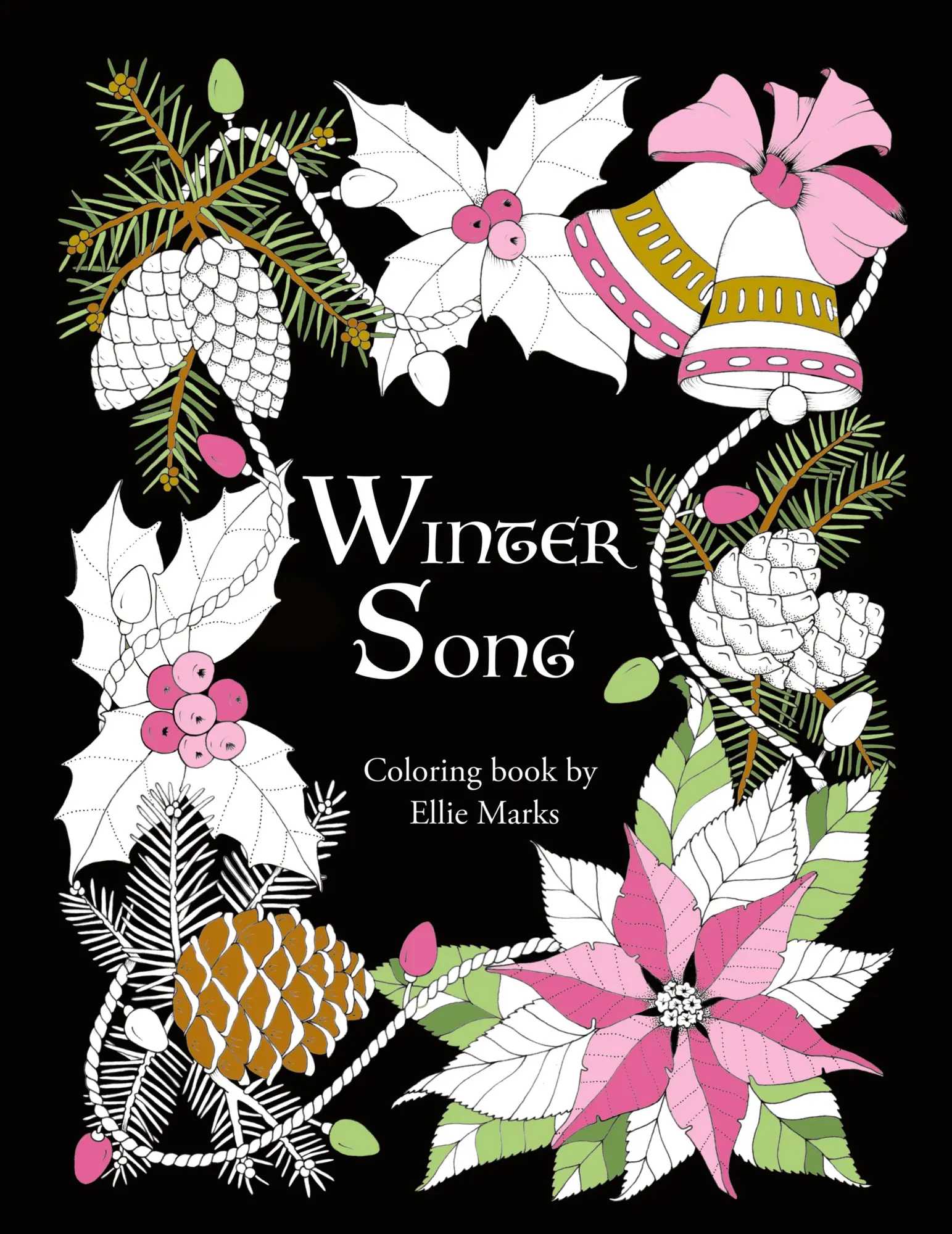 Cover: 9781732963689 | Winter Song | Coloring book by Ellie Marks | Ellie Marks | Taschenbuch