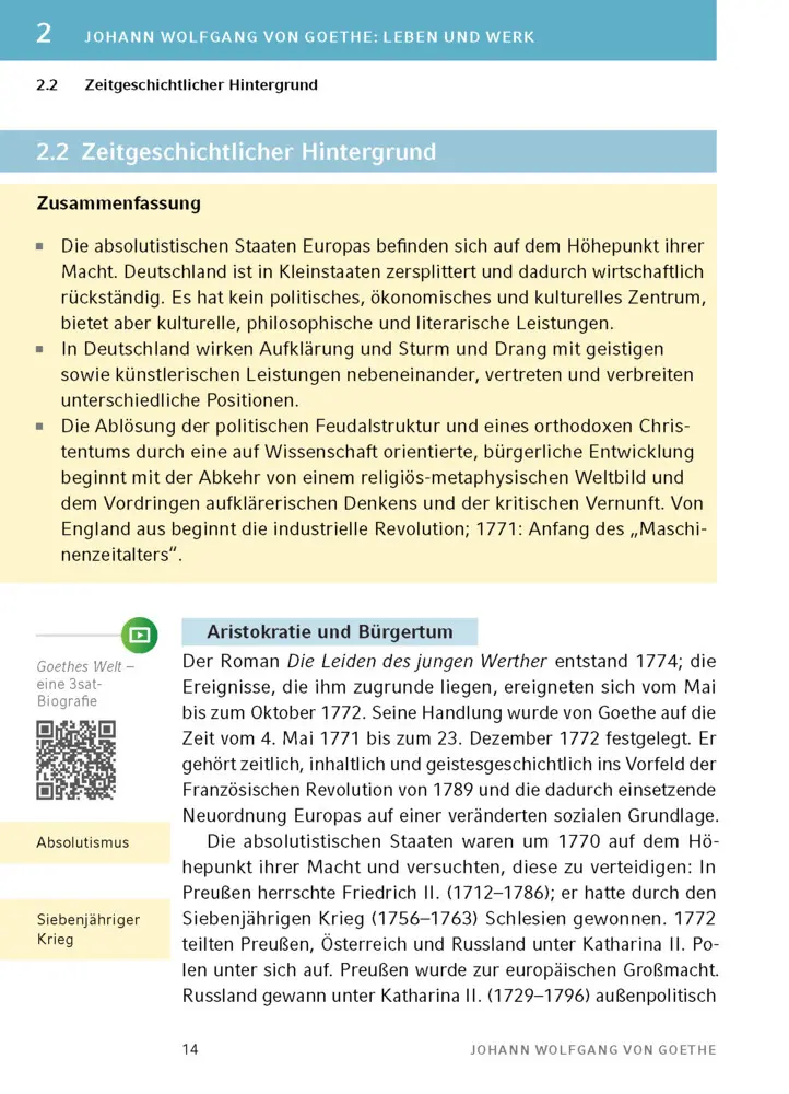 Bild: 9783129303689 | Die Leiden des jungen Werther von Johann Wolfgang von Goethe | Goethe