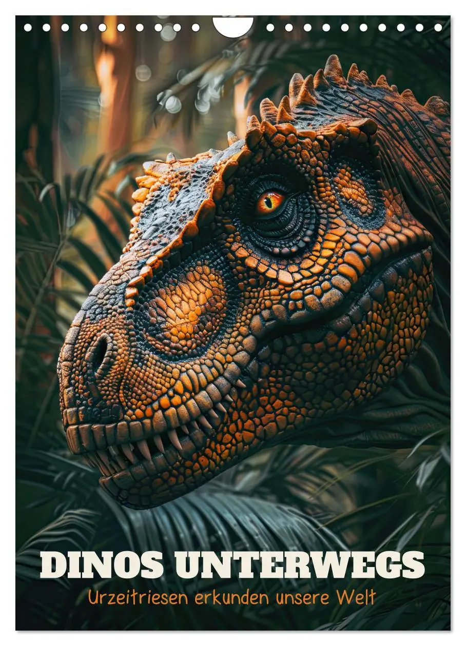 Cover: 9783516253689 | Dinos unterwegs: Urzeitriesen erkunden unsere Welt (Wandkalender...