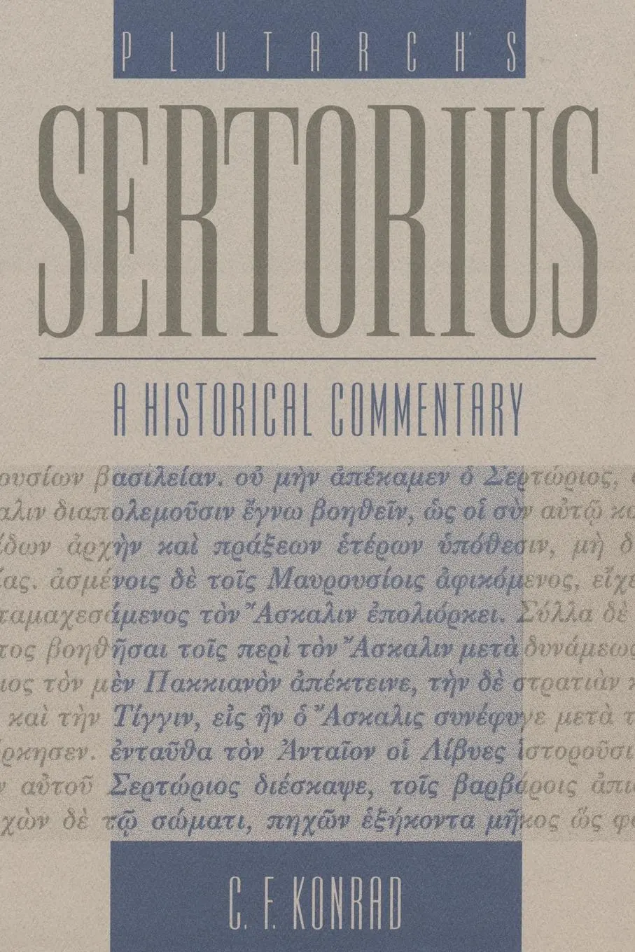 Cover: 9781469613789 | Plutarch's Sertorius | A Historical Commentary | C. F. Konrad | Buch