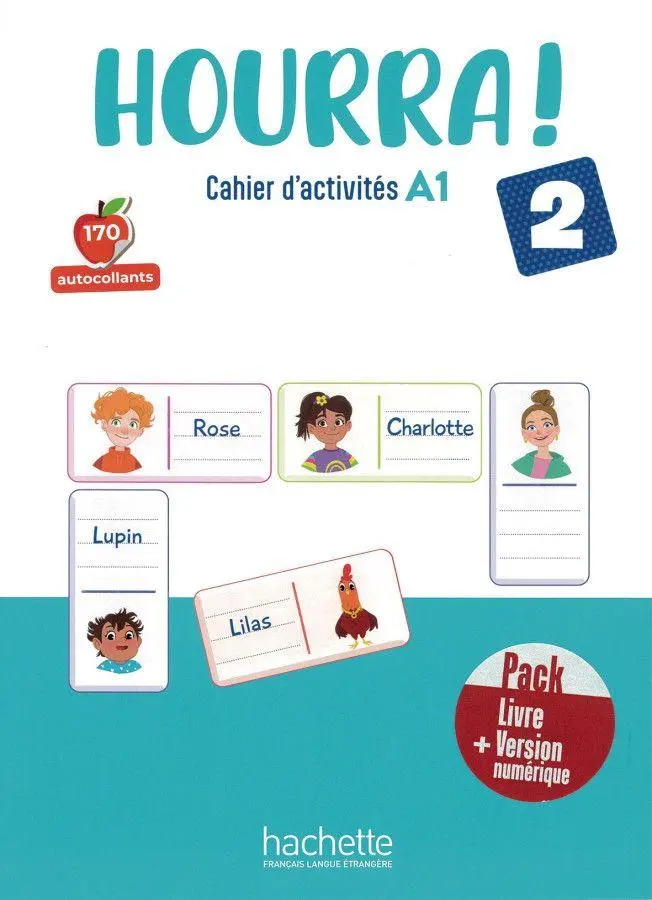 Cover: 9783192733789 | Hourra ! 2. Cahier d'activités + Sticker + Code | Hugues Denisot