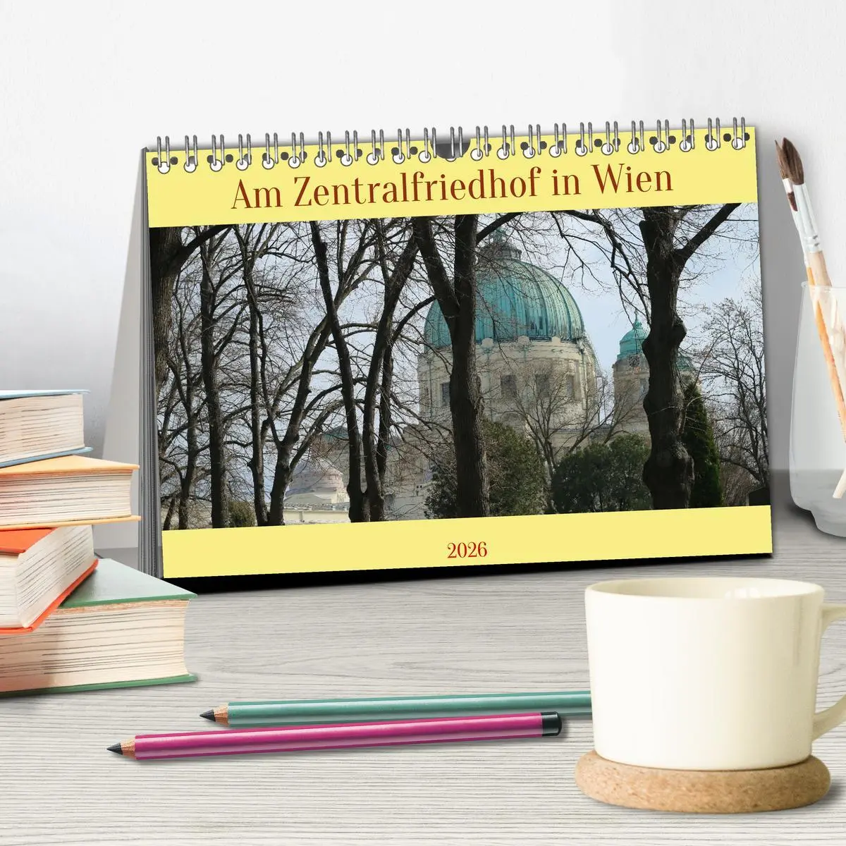 Bild: 9783457393789 | Am Zentralfriedhof in Wien (Tischkalender 2026 DIN A5 quer),...