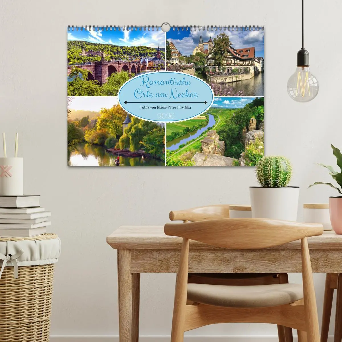 Bild: 9783457533789 | Romantische Orte am Neckar (Wandkalender 2026 DIN A3 quer),...
