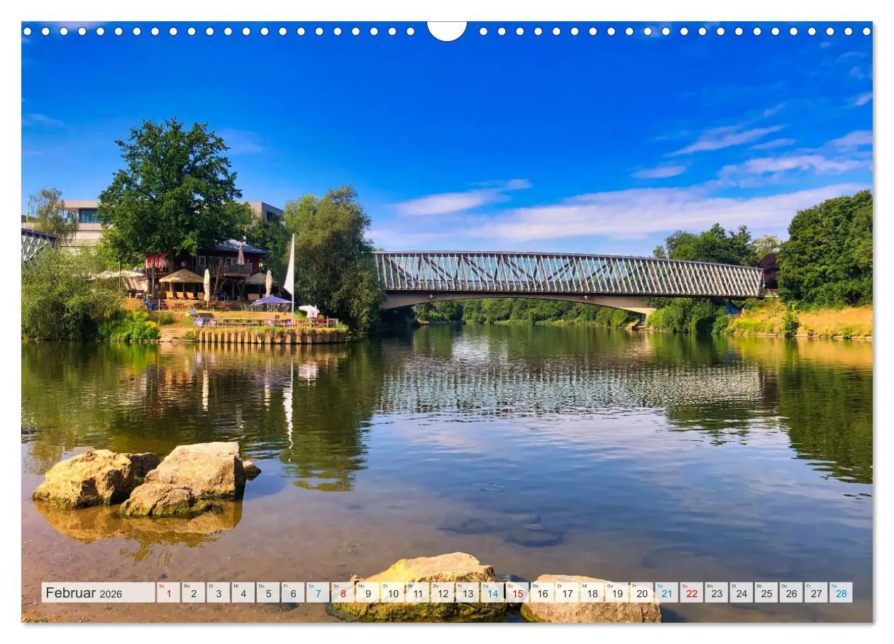 Bild: 9783457533789 | Romantische Orte am Neckar (Wandkalender 2026 DIN A3 quer),...