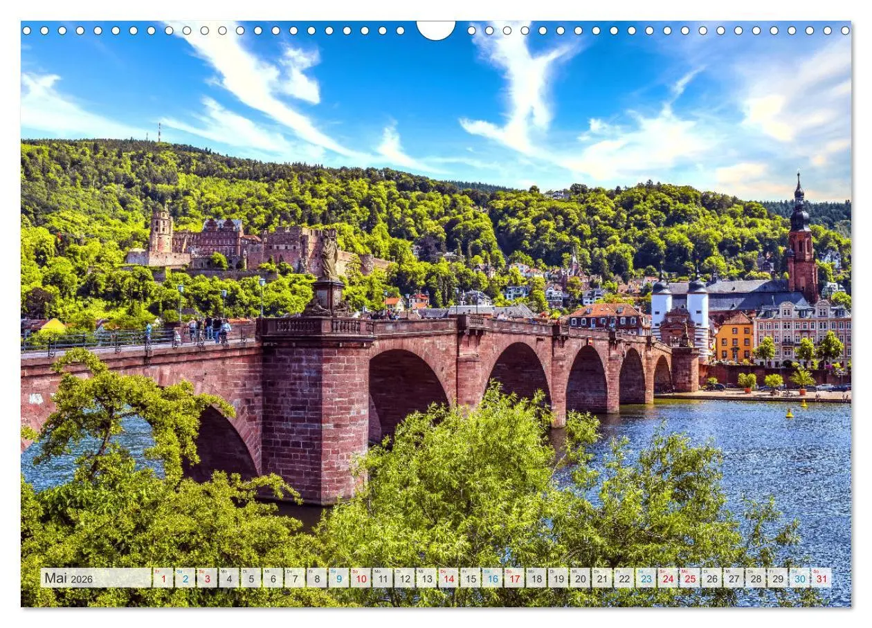 Bild: 9783457533789 | Romantische Orte am Neckar (Wandkalender 2026 DIN A3 quer),...