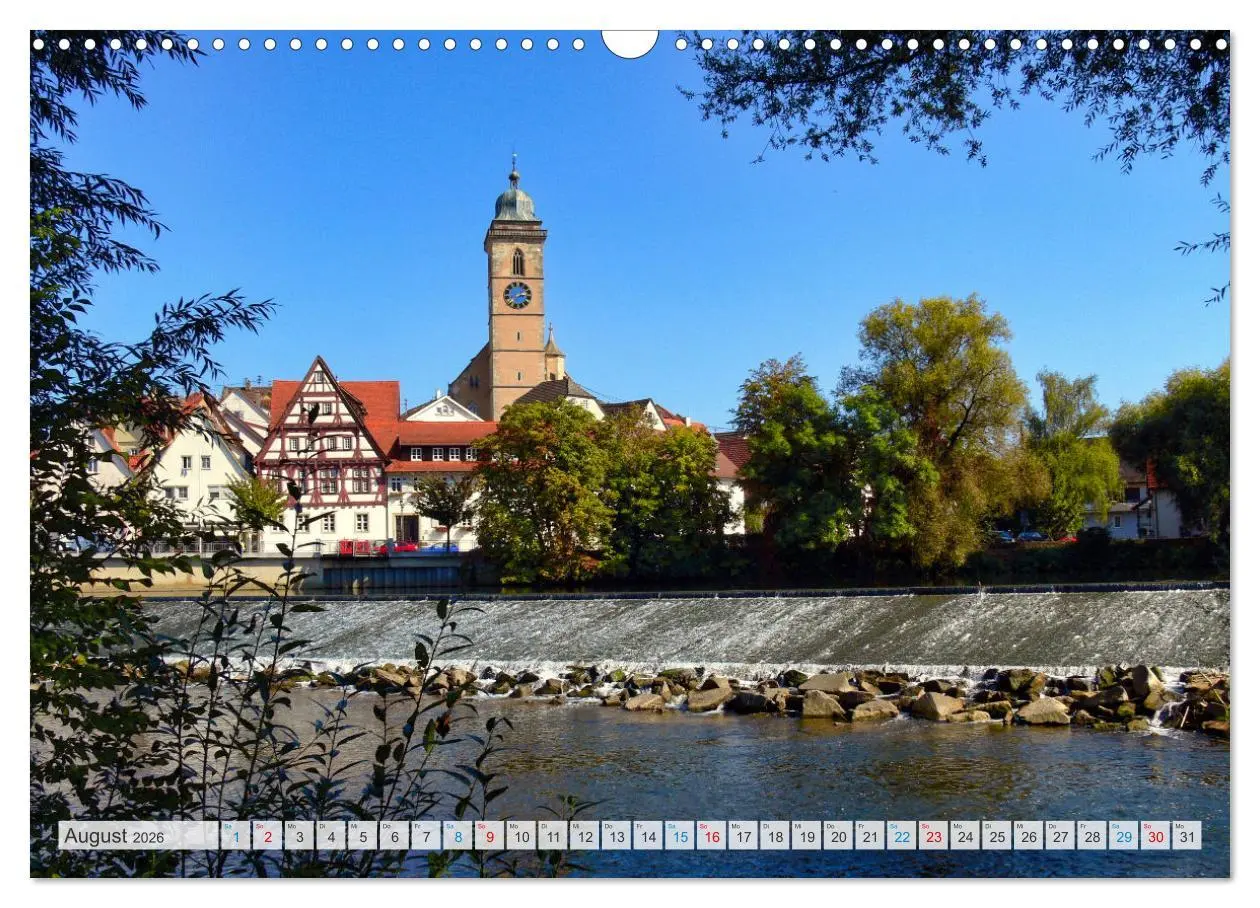 Bild: 9783457533789 | Romantische Orte am Neckar (Wandkalender 2026 DIN A3 quer),...