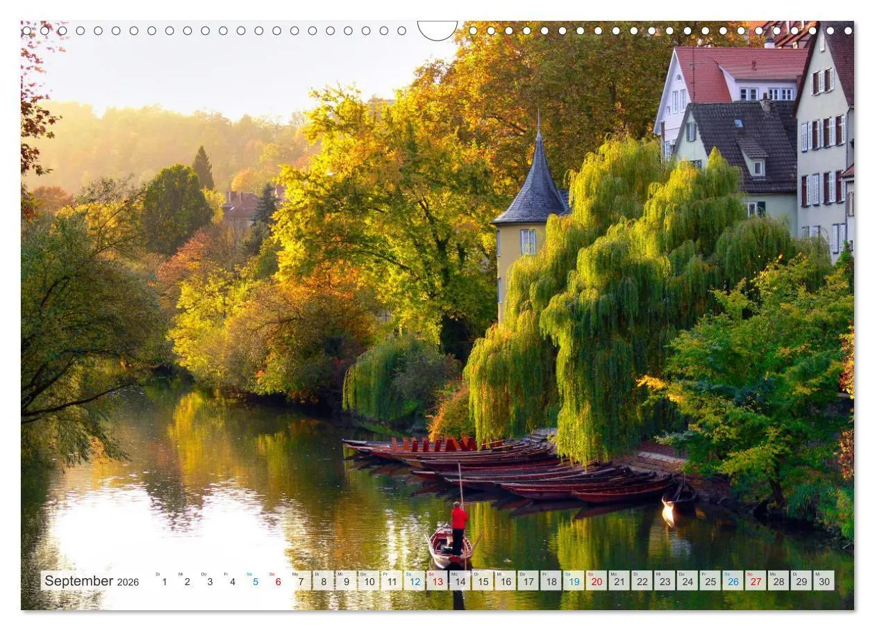 Bild: 9783457533789 | Romantische Orte am Neckar (Wandkalender 2026 DIN A3 quer),...