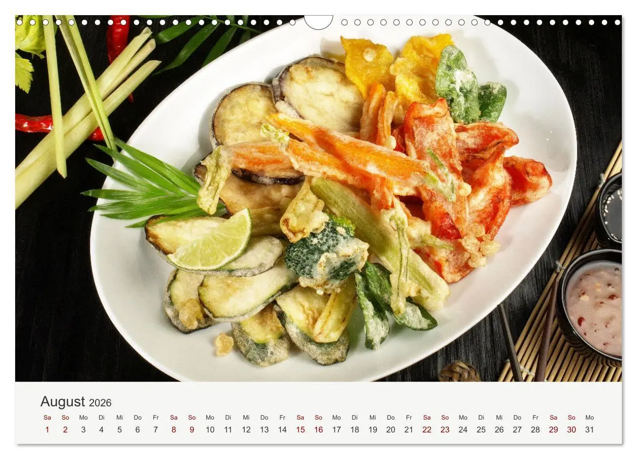 Bild: 9783457913789 | Vegan Food Kalender - Gerichte und Snacks (Wandkalender 2026 DIN A3...