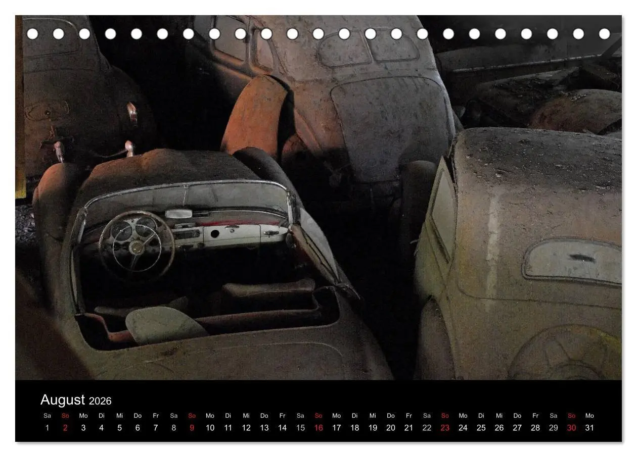 Bild: 9783516173789 | ROSTLAUBEN Die schönsten Autowracks (Tischkalender 2026 DIN A5...
