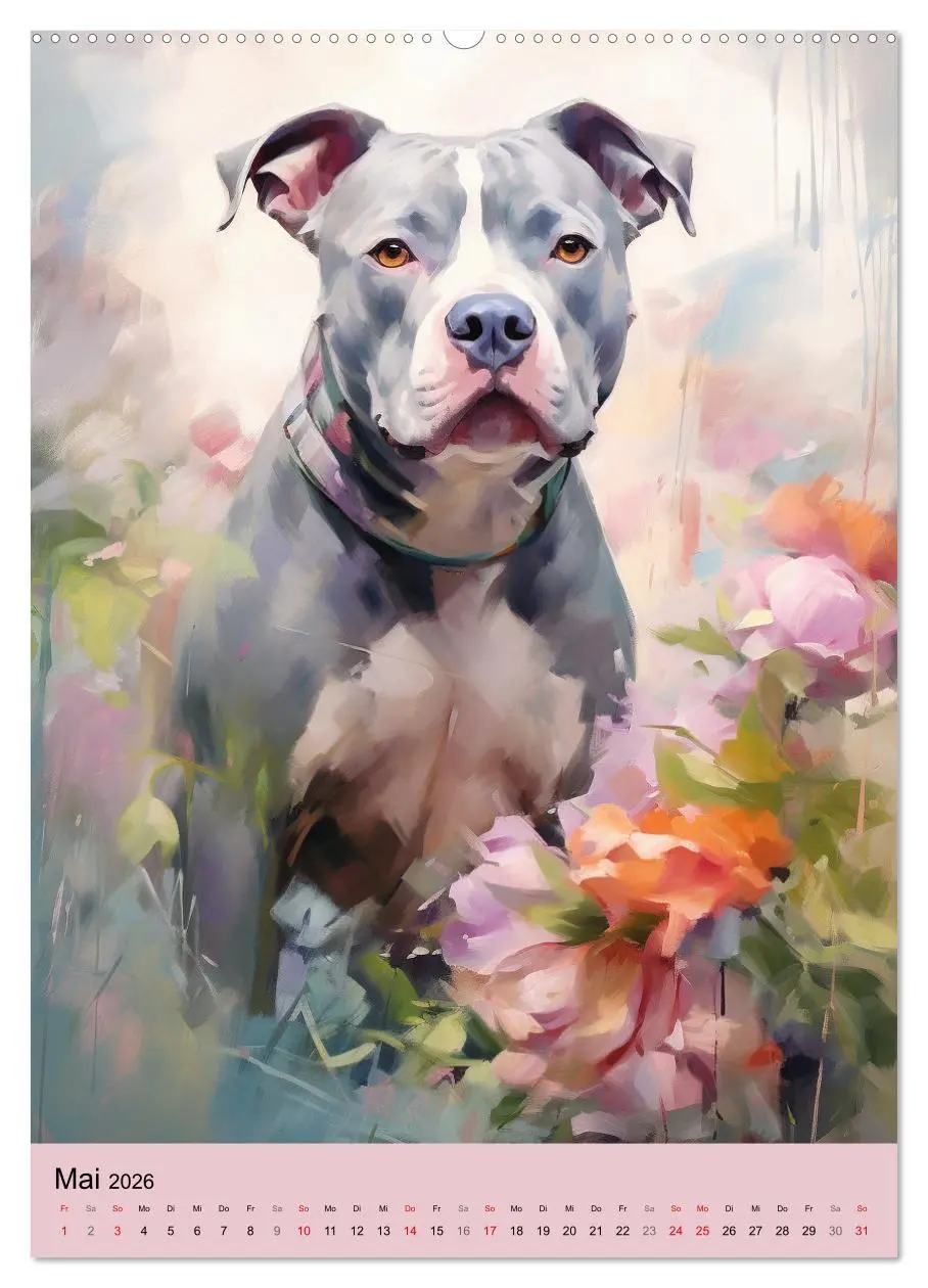 Bild: 9783516313789 | Pit Bull Aquarelle. Illustrationen von tollen Hunden (hochwertiger...