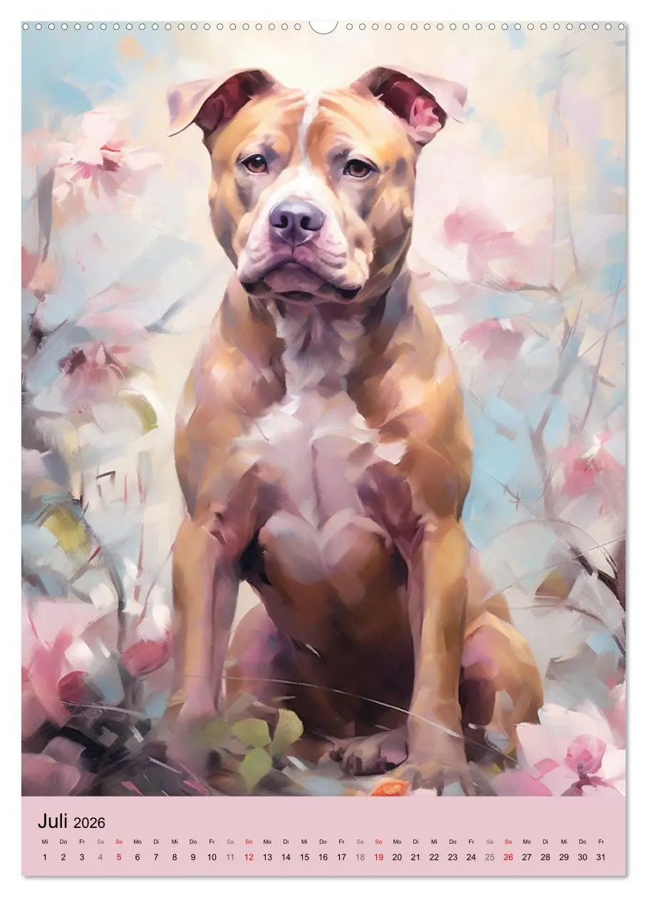 Bild: 9783516313789 | Pit Bull Aquarelle. Illustrationen von tollen Hunden (hochwertiger...