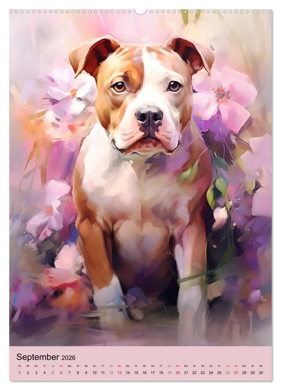 Bild: 9783516313789 | Pit Bull Aquarelle. Illustrationen von tollen Hunden (hochwertiger...