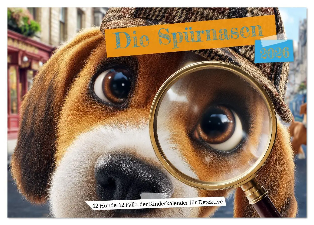 Cover: 9783516623789 | Die Spürnasen - 12 Hunde, 12 Fälle, der Kinderkalender für...