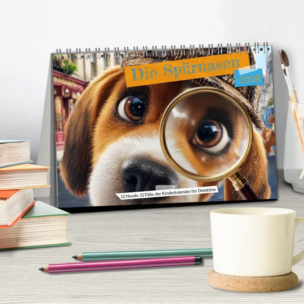 Bild: 9783516623789 | Die Spürnasen - 12 Hunde, 12 Fälle, der Kinderkalender für...