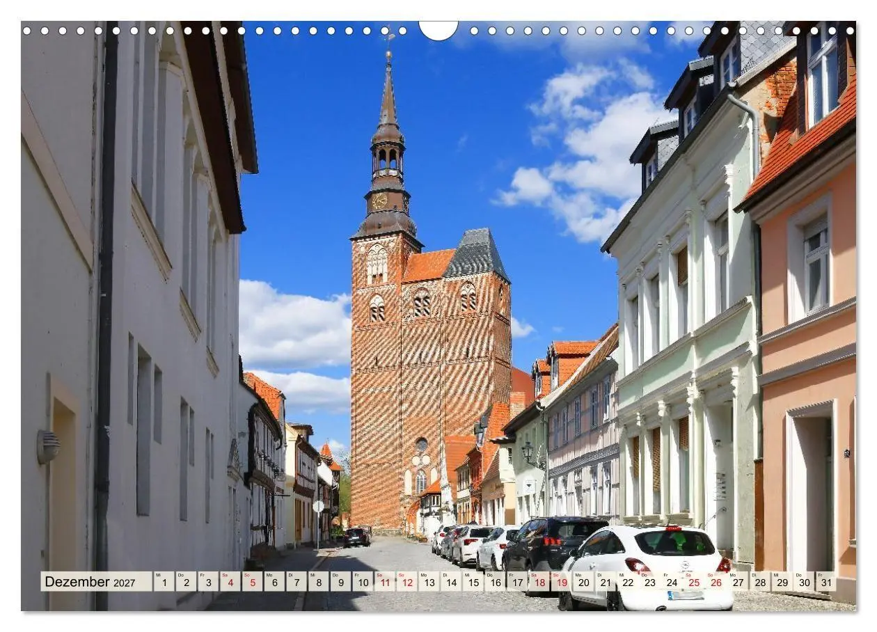 Bild: 9783569883789 | Tangermünde - Backstein und Elbe (Wandkalender 2027 DIN A3 quer),...