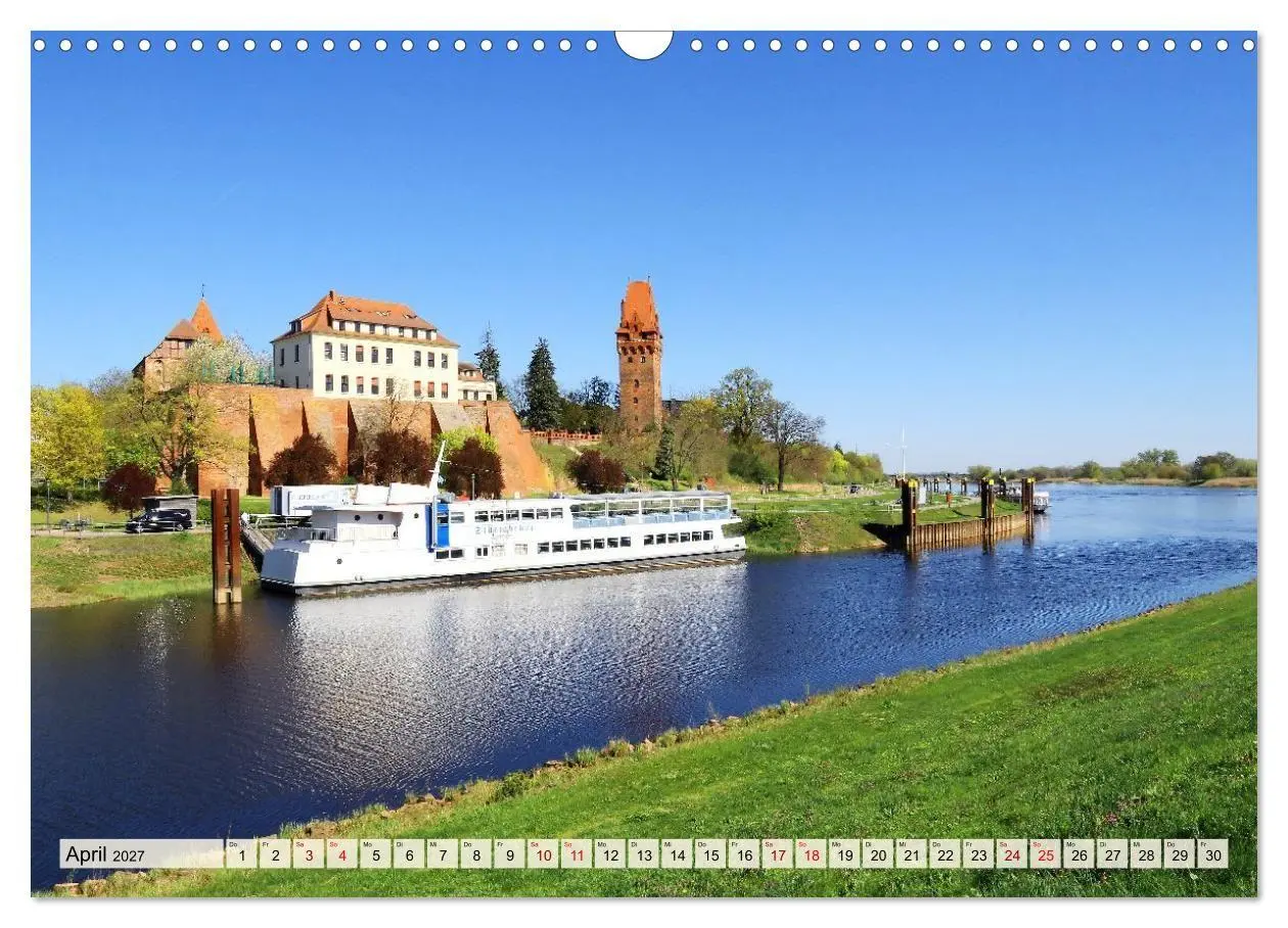 Bild: 9783569883789 | Tangermünde - Backstein und Elbe (Wandkalender 2027 DIN A3 quer),...