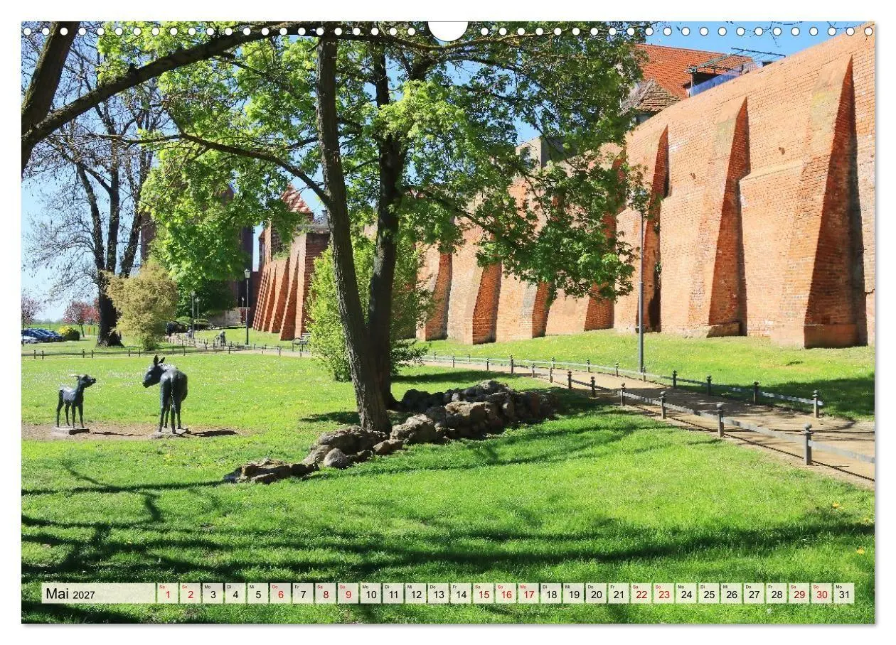 Bild: 9783569883789 | Tangermünde - Backstein und Elbe (Wandkalender 2027 DIN A3 quer),...