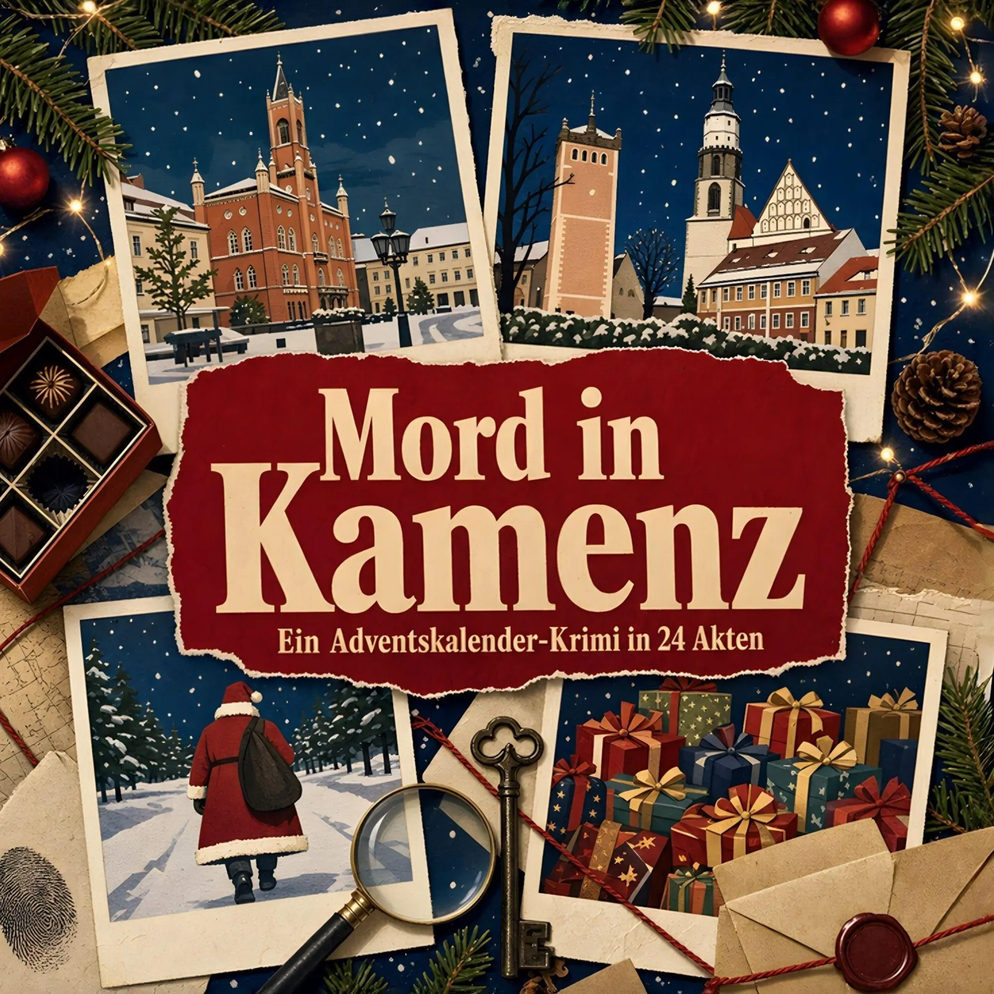 Cover: 9783696123789 | Mord in Kamenz | Ein Adventskalender-Krimi in 24 Akten | Emilia Münch