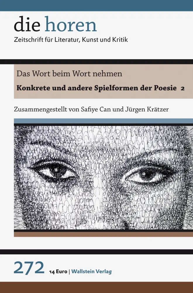 Cover: 9783835333789 | Das Wort beim Wort nehmen | Konkrete und andere Spielformen der Poesie