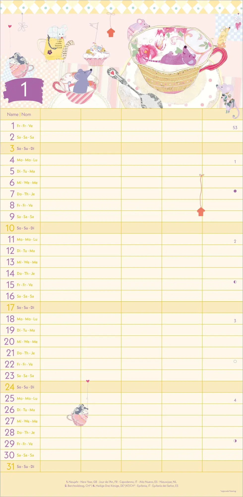 Bild: 4069095013889 | Turnowsky 2027 | Neumann Verlage GmbH &amp; Co KG | Kalender | 14 S.