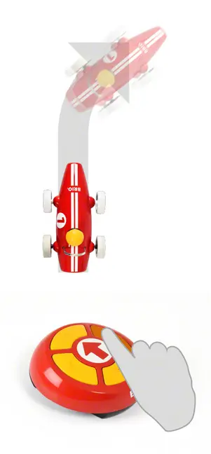 Bild: 7312350303889 | BRIO 30388 RC Rennwagen - Stylisher Rennwagen mit kindgerechter und...